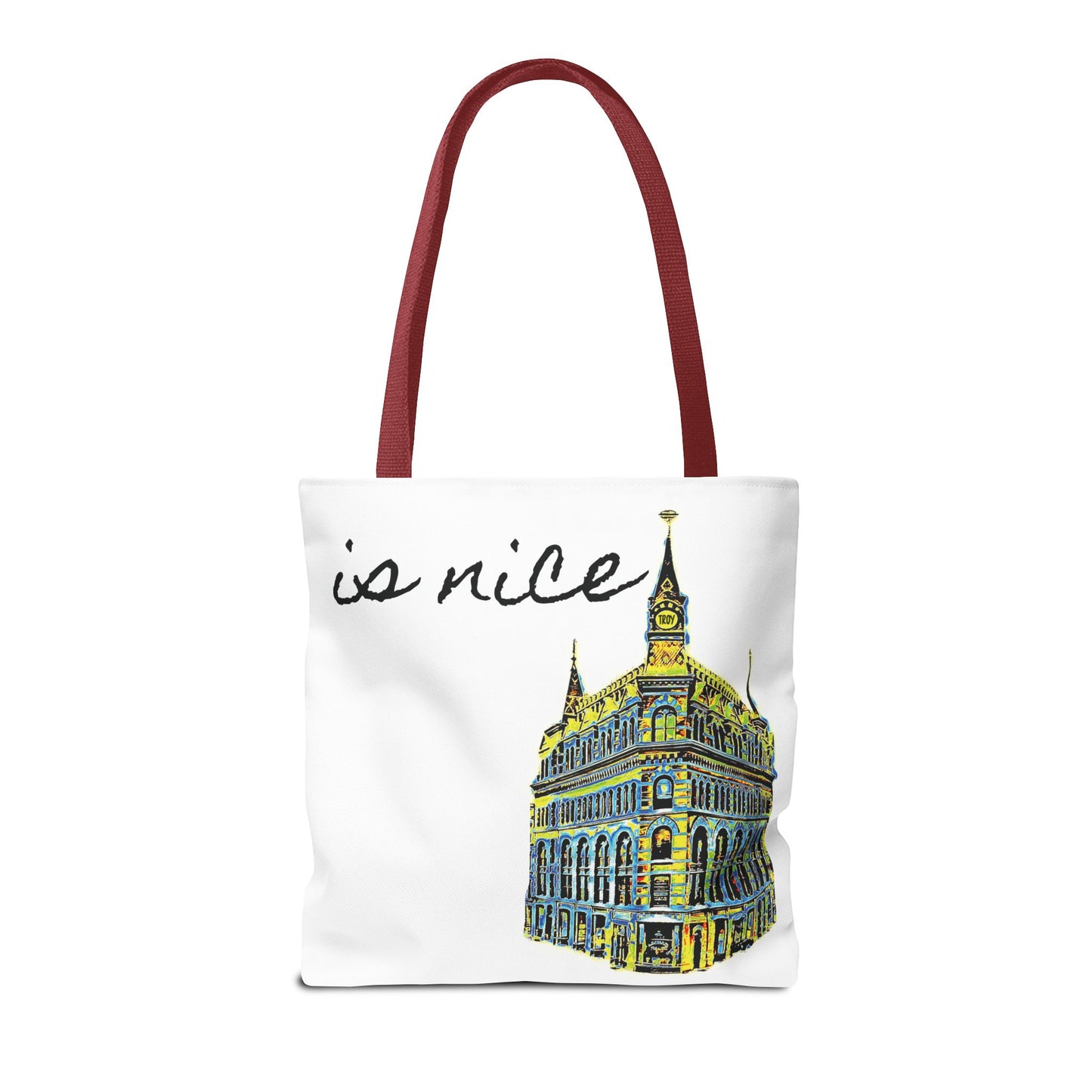 The Rice is nice totebag. Troy NY