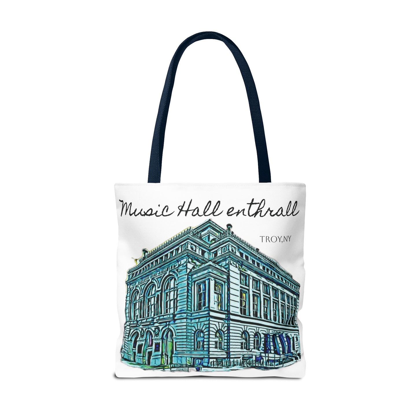 Music Hall Enthrall Tote Bag - Troy, NY Art on the go!